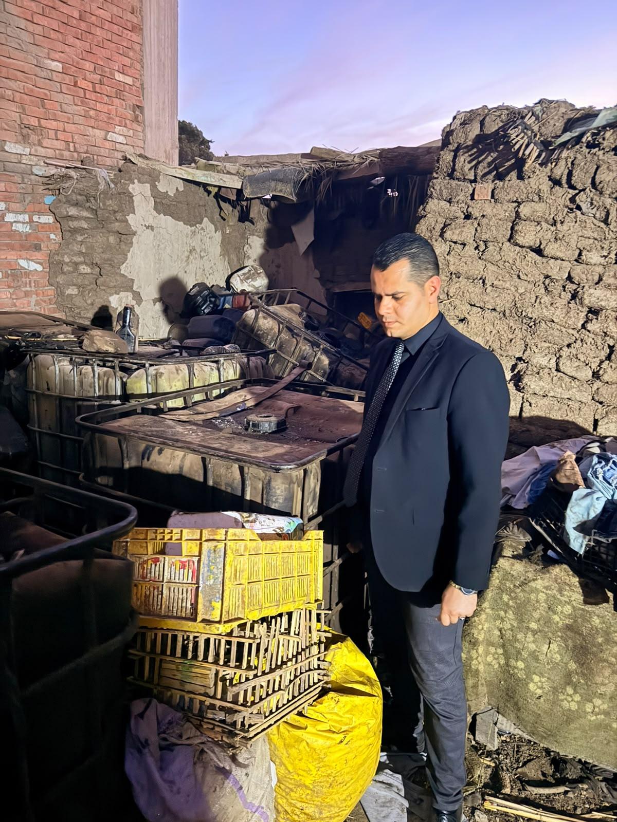 Unlicensed car oil recycling facility discovered