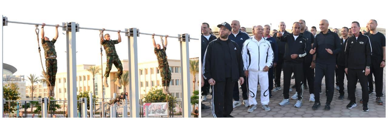 Inspection at the military academy