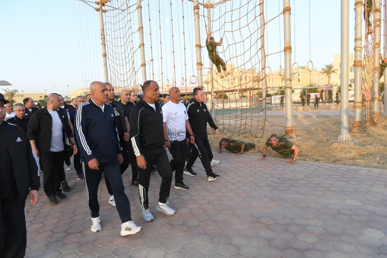Inspection at the military academy