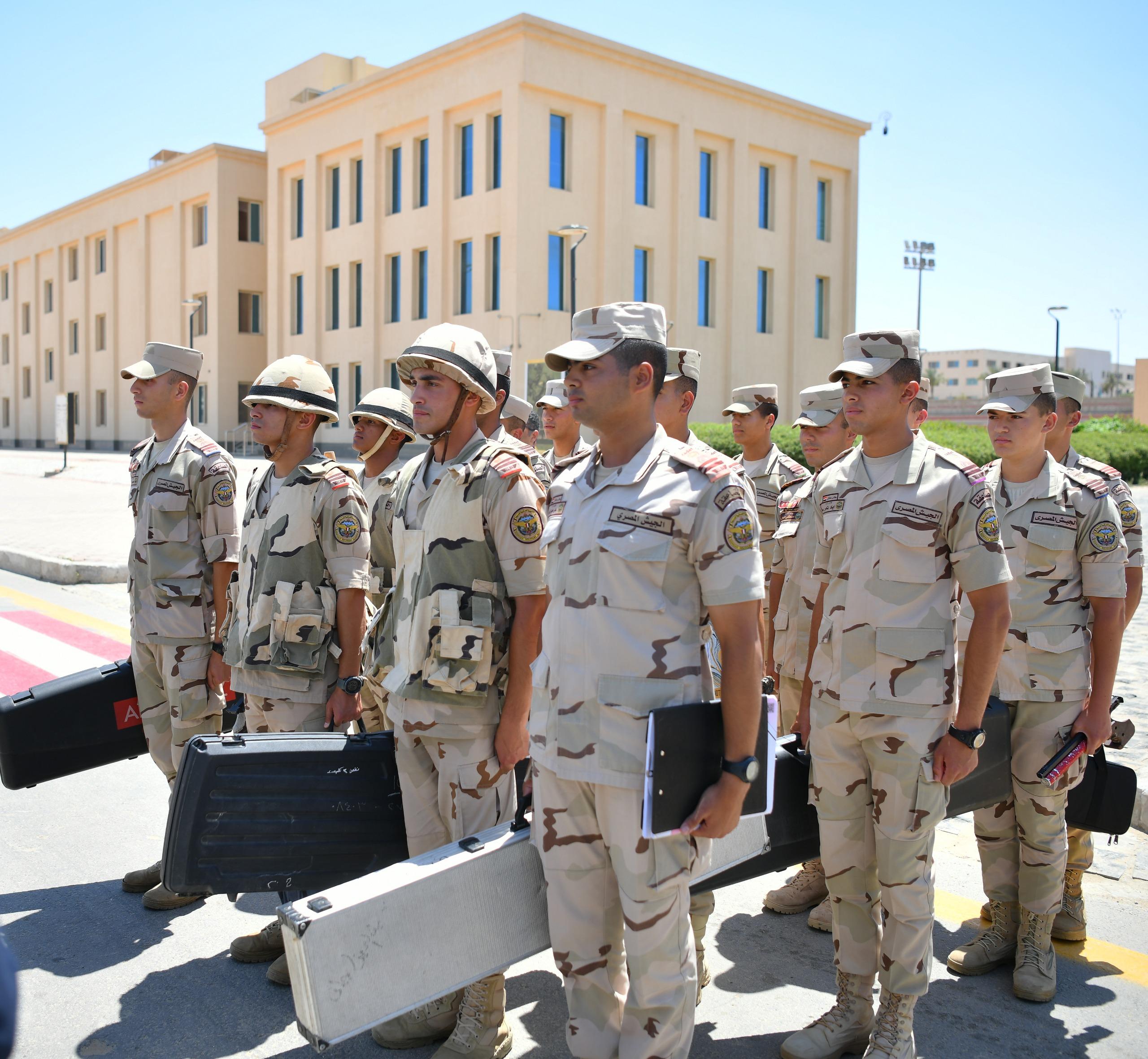 President Sisi Meets Egyptian Military Academy Students