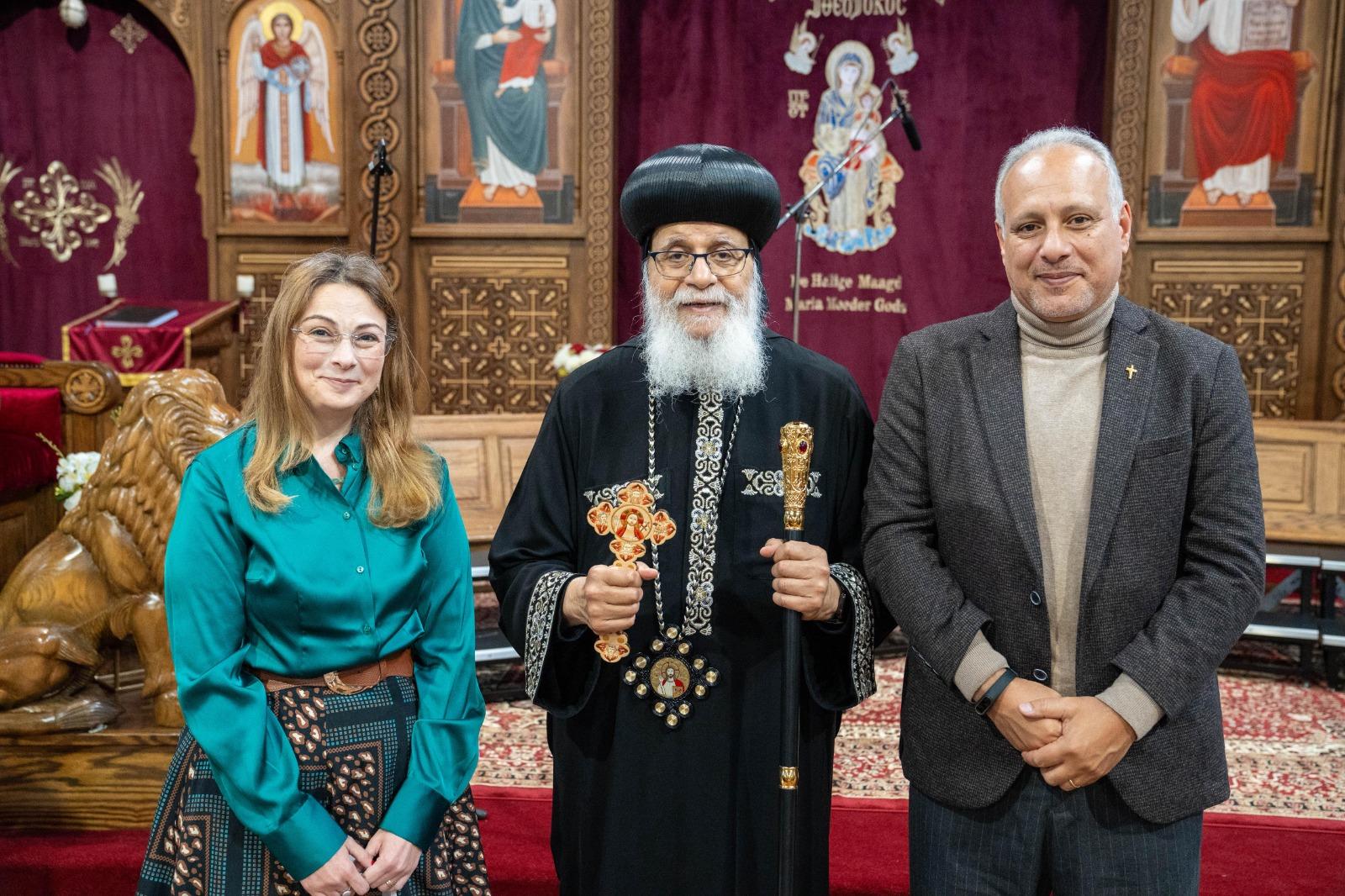 Bishop Arsani leads the 13th anniversary celebration of the Diocese of Holland