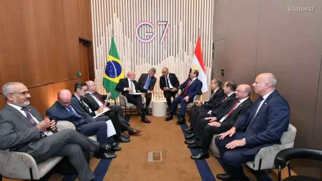 Egyptian-Brazilian Summit Held on the Sidelines of G7 Meeting in France
