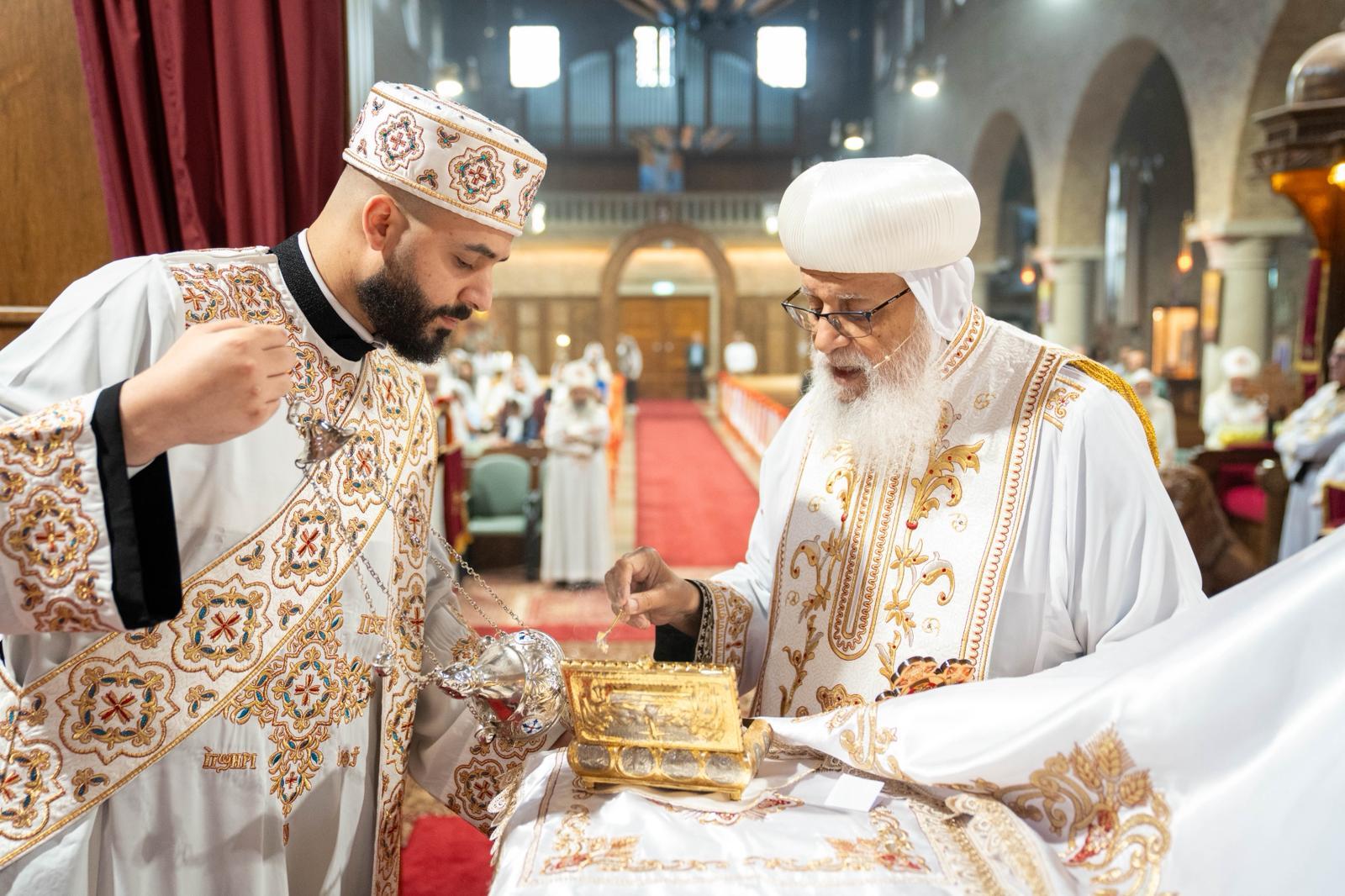 Bishop Arsani leads the 13th anniversary celebration of the Diocese of Holland