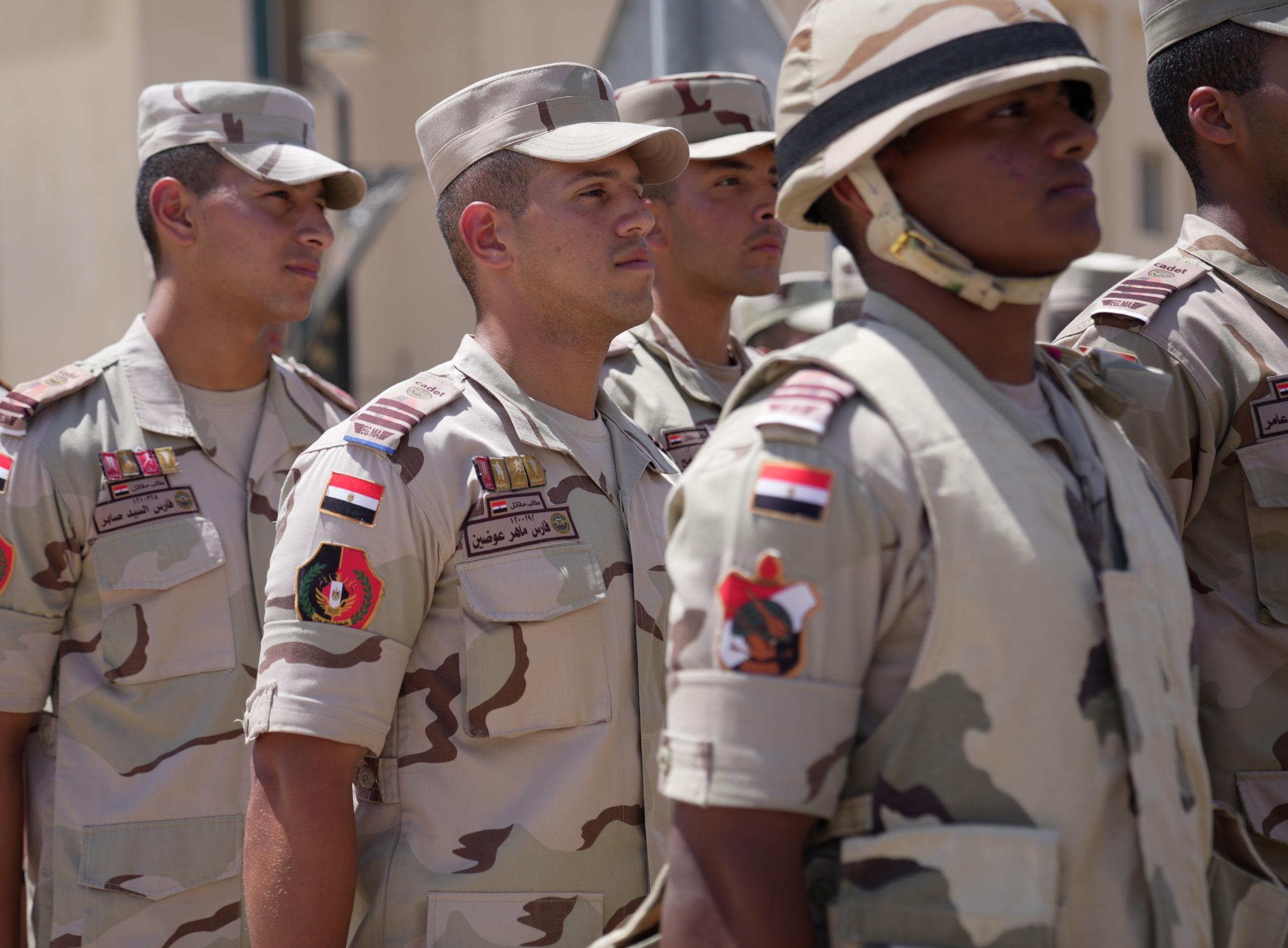 President Sisi Meets Egyptian Military Academy Students