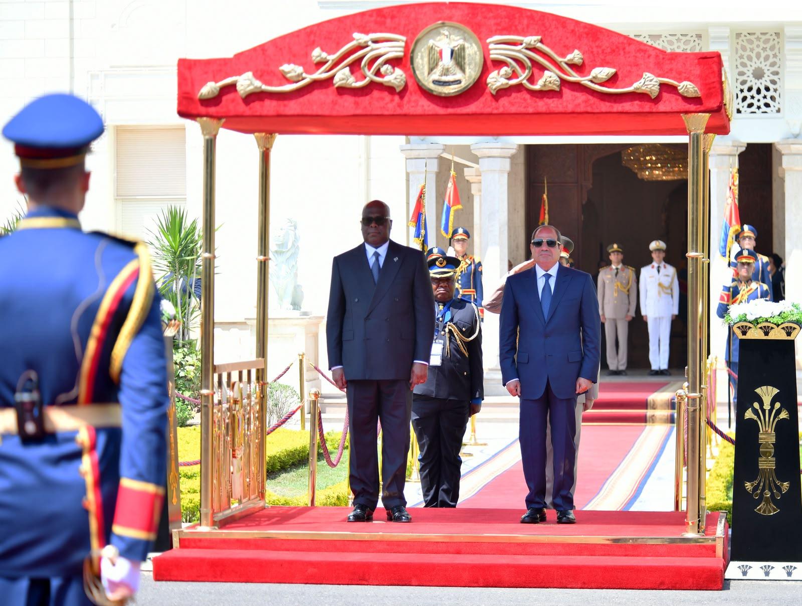 President Sisi welcomes President Tshisekedi