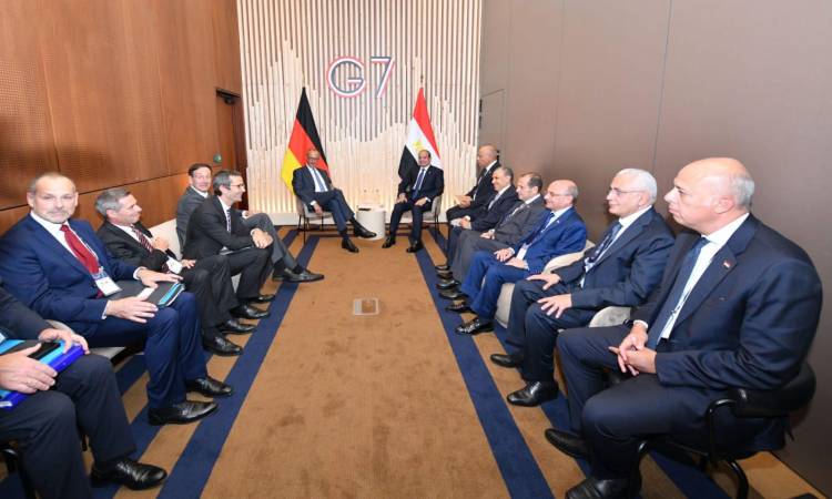 President Sisi and German Chancellor