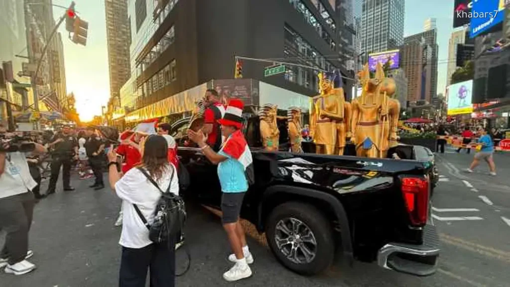 Egyptians Rally in Times Square to Support National Team Ahead of World Cup