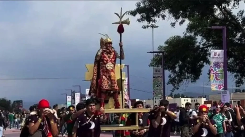 Mexican Fan Creates Buzz Ahead of 2026 World Cup Opening with Royal Entrance