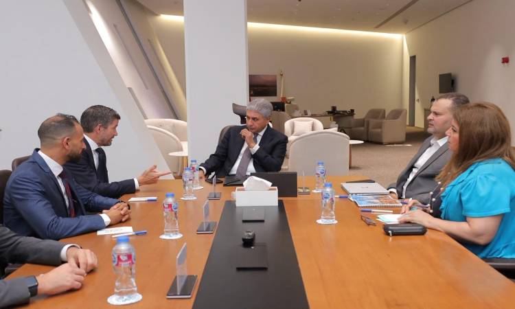 Tourism Minister during the meeting