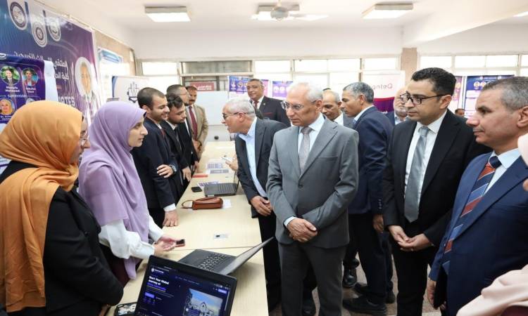 Minya University President Inaugurates Third <a href=