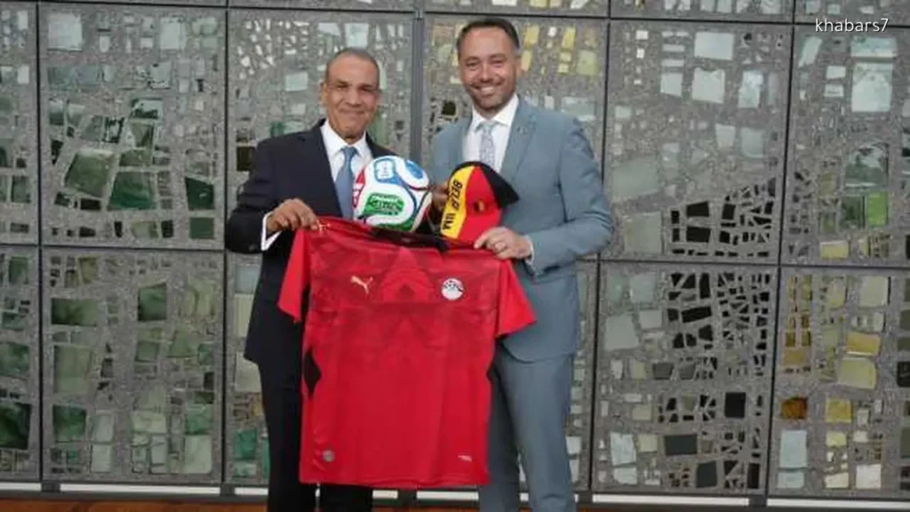 Egypt and Belgium Foreign Ministers Capture Moment Before World Cup Match