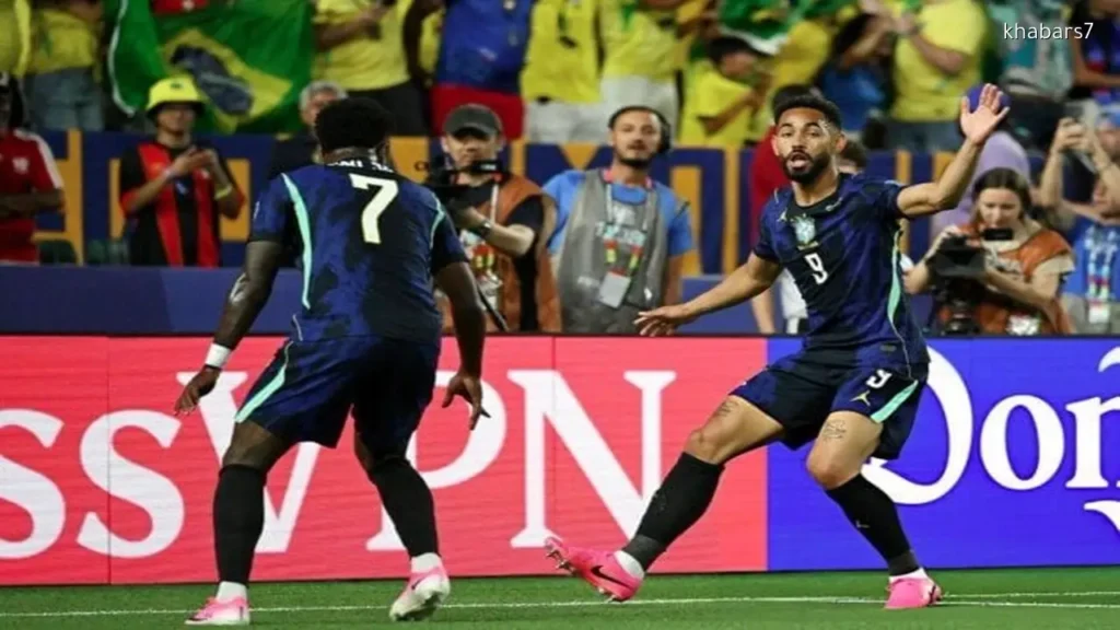 Vinicius Junior Scores Third Goal for Brazil Against Haiti in World Cup 2026
