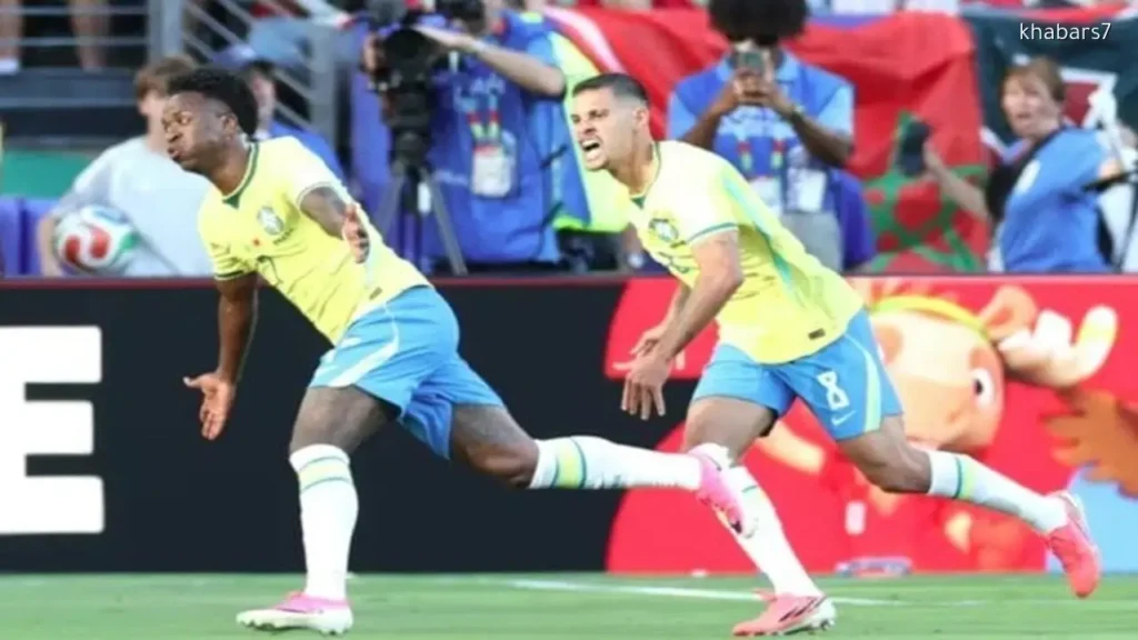 Vinicius Junior Equalizes for Brazil Against Morocco in World Cup 2026