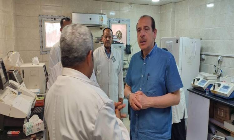 Deputy Health Minister Inspects Al-Ayyat Hospital