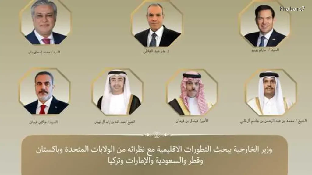 Egypt’s Foreign Minister Discusses Regional Developments with Six Counterparts