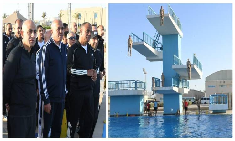 Inspection at the military academy