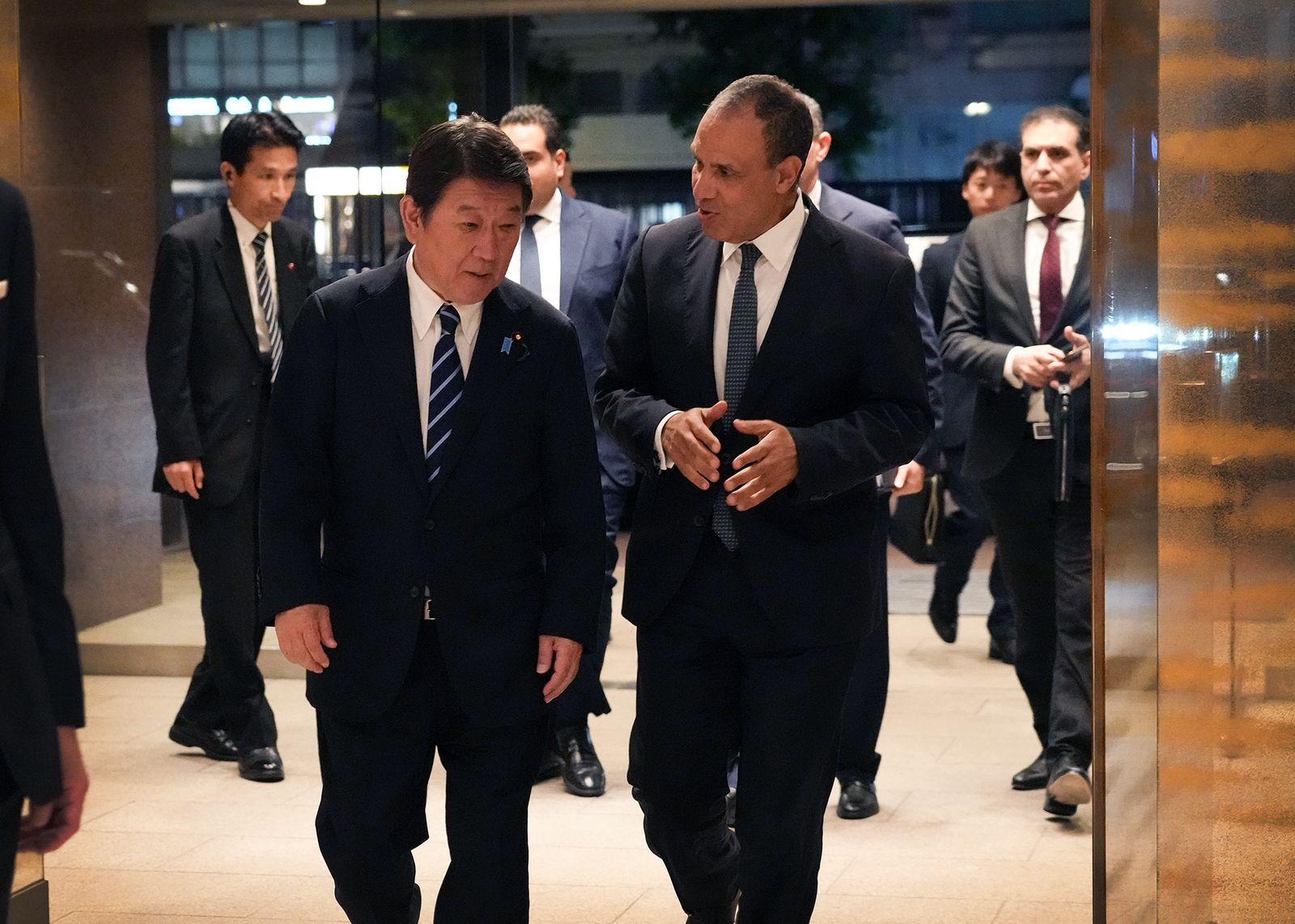 Egypt and Japan Foreign Ministers