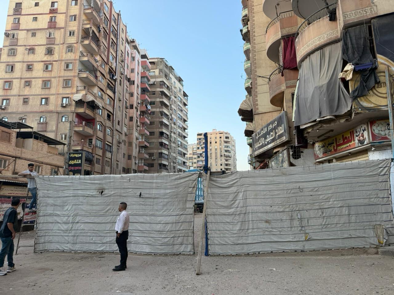 Leaning Buildings in Kafr Tahirmis