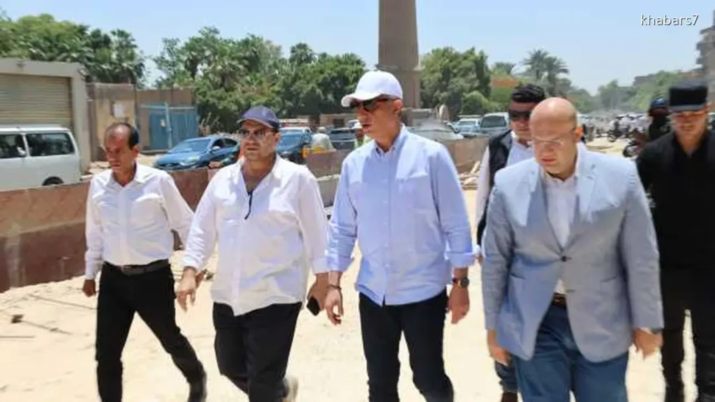 Giza Governor Inspects Progress on Abu Nomros Overpass Construction