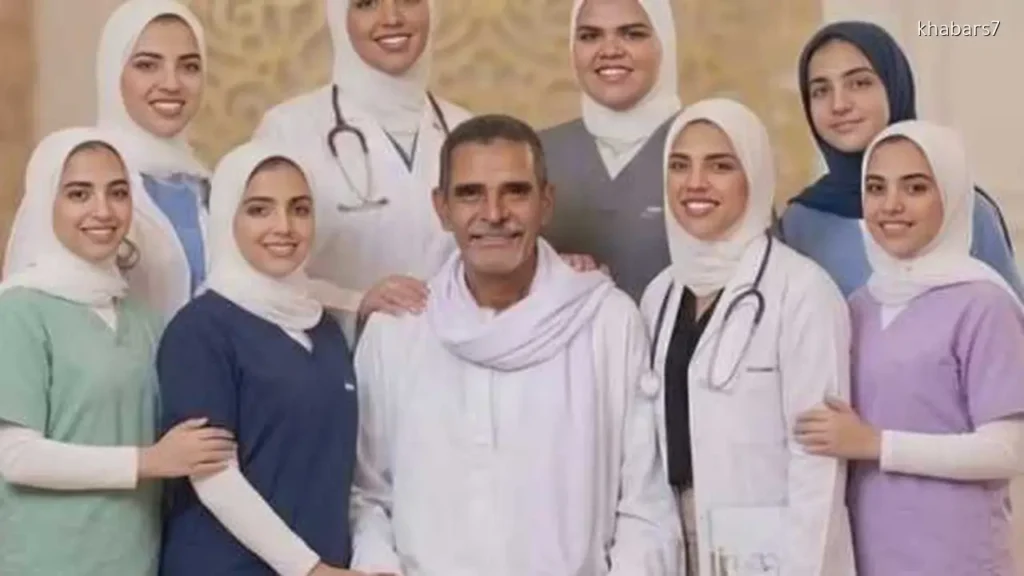 Egyptian Family’s Journey: Construction Worker Father Proudly Celebrates Eight Doctor Daughters