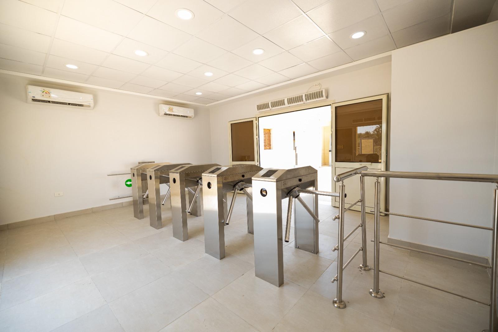 Self-service ticket machine installation