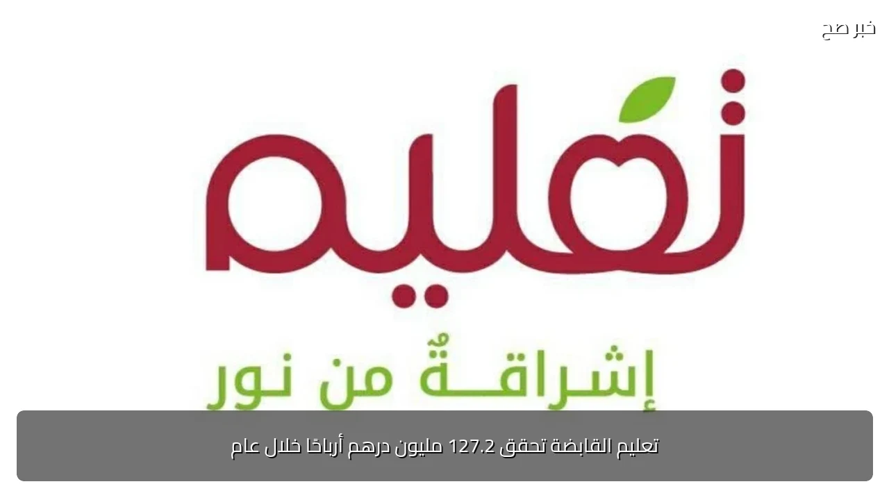تعليم القابضة تحقق 127.2 مليون درهم أرباحًا خلال عام
