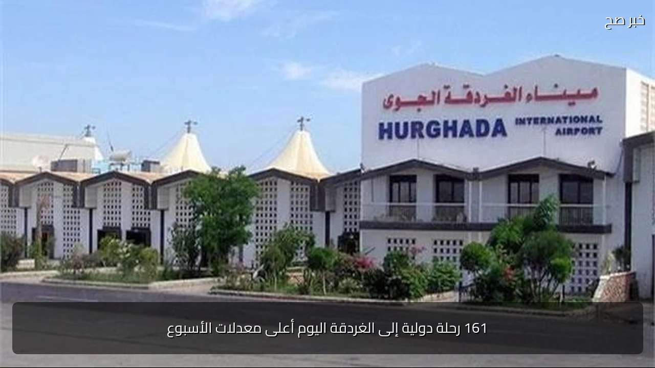 161 رحلة دولية إلى الغردقة اليوم أعلى معدلات الأسبوع