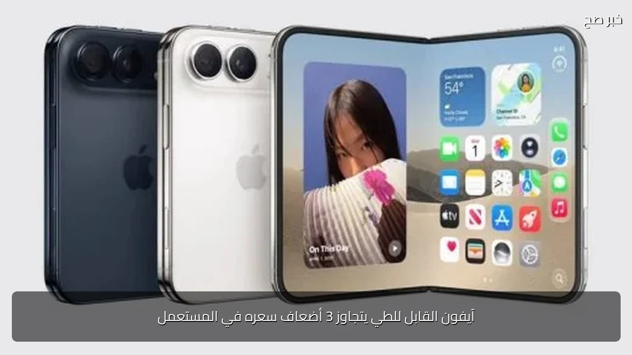آيفون القابل للطي يتجاوز 3 أضعاف سعره في المستعمل