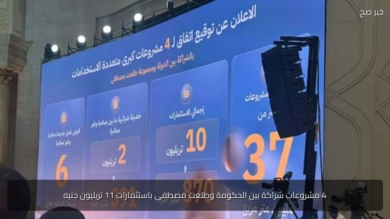 4 مشروعات شراكة بين الحكومة وطلعت مصطفى باستثمارات 11 تريليون جنيه