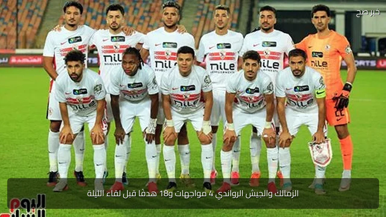 الزمالك والجيش الرواندي 4 مواجهات و18 هدفًا قبل لقاء الليلة