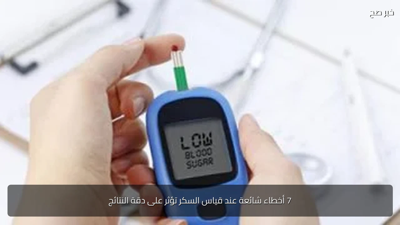 7 أخطاء شائعة عند قياس السكر تؤثر على دقة النتائج