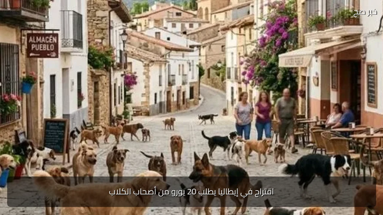 اقتراح في إيطاليا يطلب 20 يورو من أصحاب الكلاب