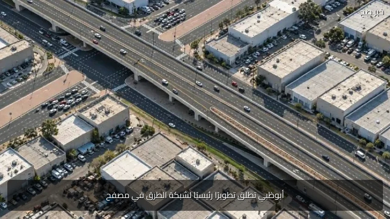 أبوظبي تطلق تطويرًا رئيسيًا لشبكة الطرق في مصفح