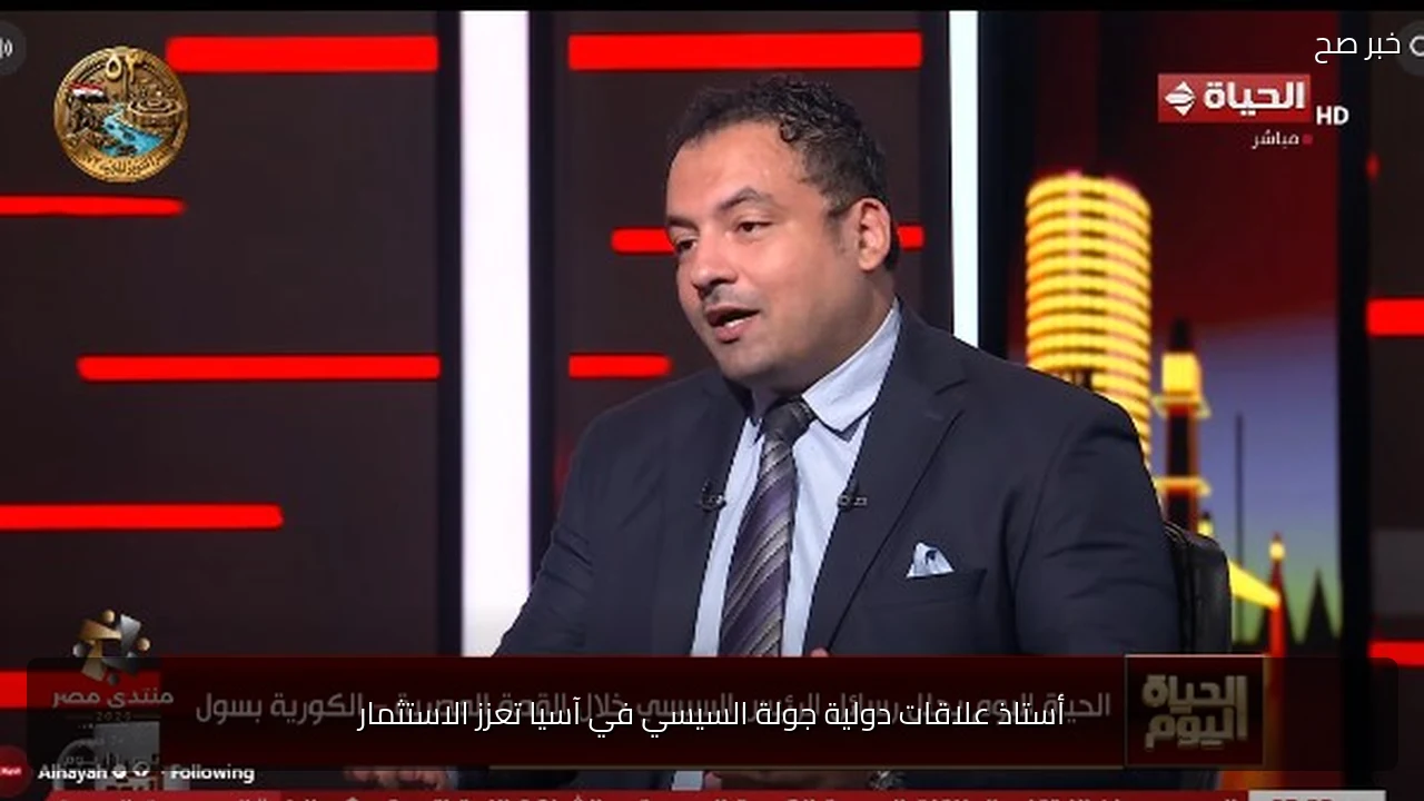 أستاذ علاقات دولية جولة السيسي في آسيا تعزز الاستثمار