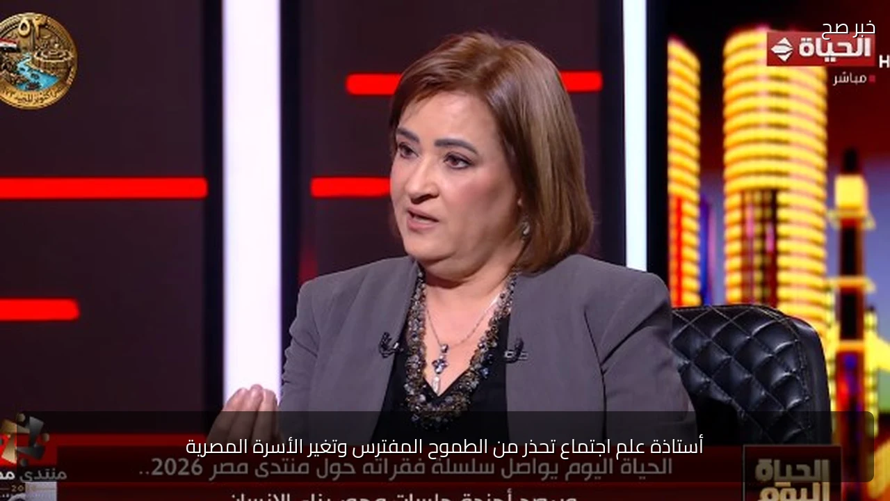 أستاذة علم اجتماع تحذر من الطموح المفترس وتغير الأسرة المصرية