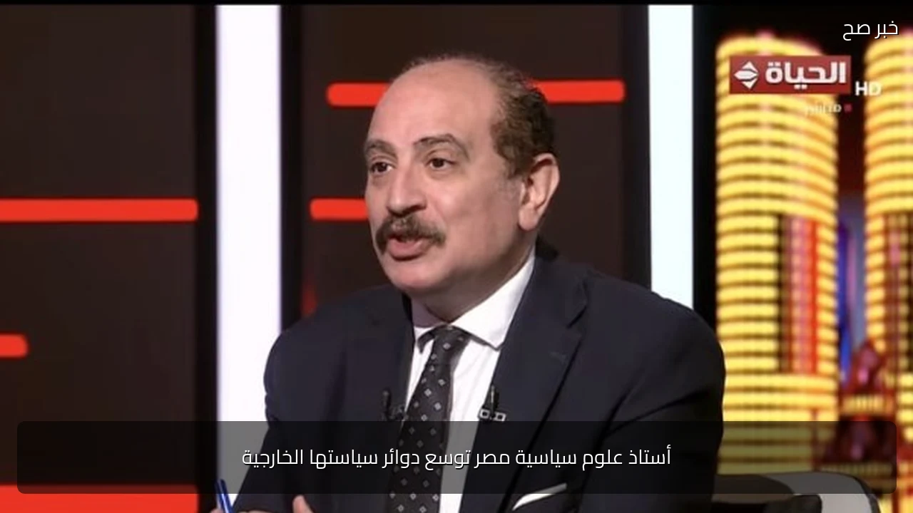 أستاذ علوم سياسية مصر توسع دوائر سياستها الخارجية