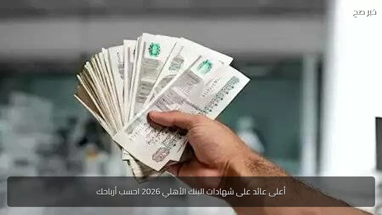أعلى عائد على شهادات البنك الأهلي 2026 احسب أرباحك