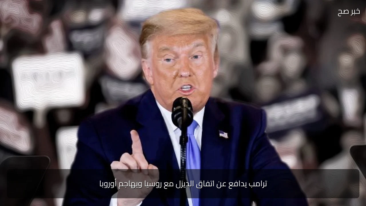 ترامب يدافع عن اتفاق الديزل مع روسيا ويهاجم أوروبا