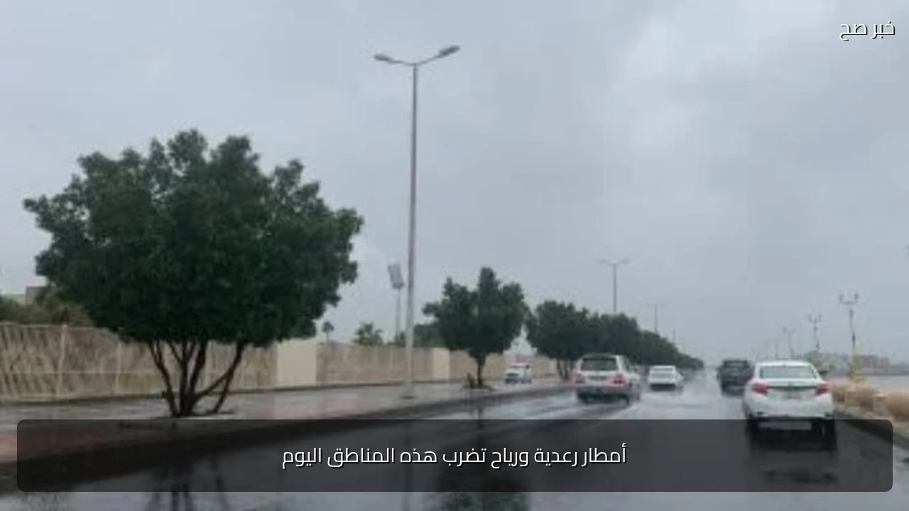 أمطار رعدية ورياح تضرب هذه المناطق اليوم