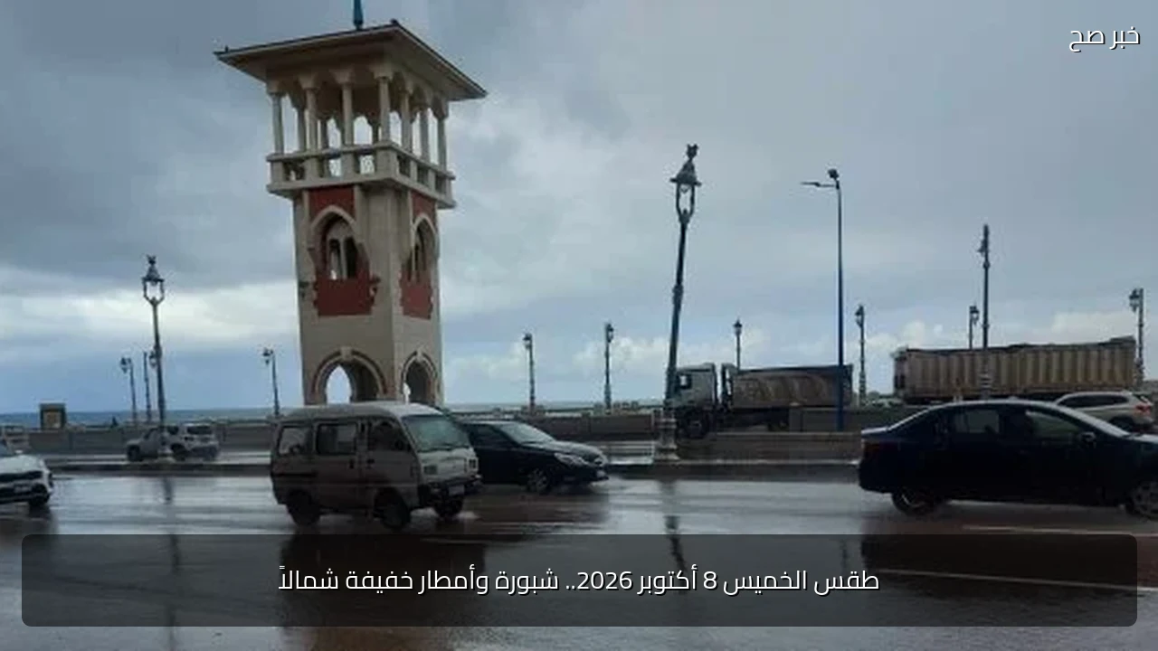 طقس الخميس 8 أكتوبر 2026.. شبورة وأمطار خفيفة شمالاً
