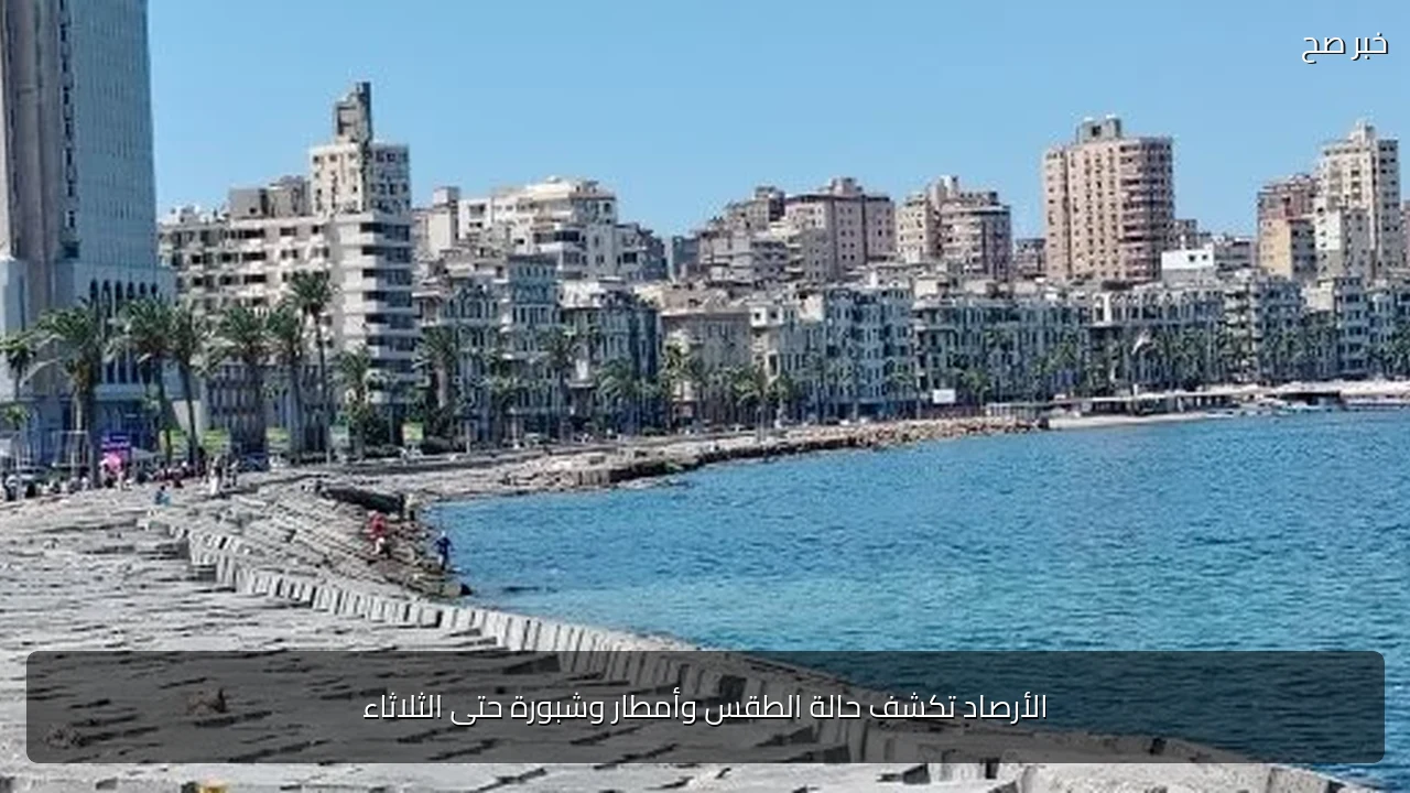 الأرصاد تكشف حالة الطقس وأمطار وشبورة حتى الثلاثاء