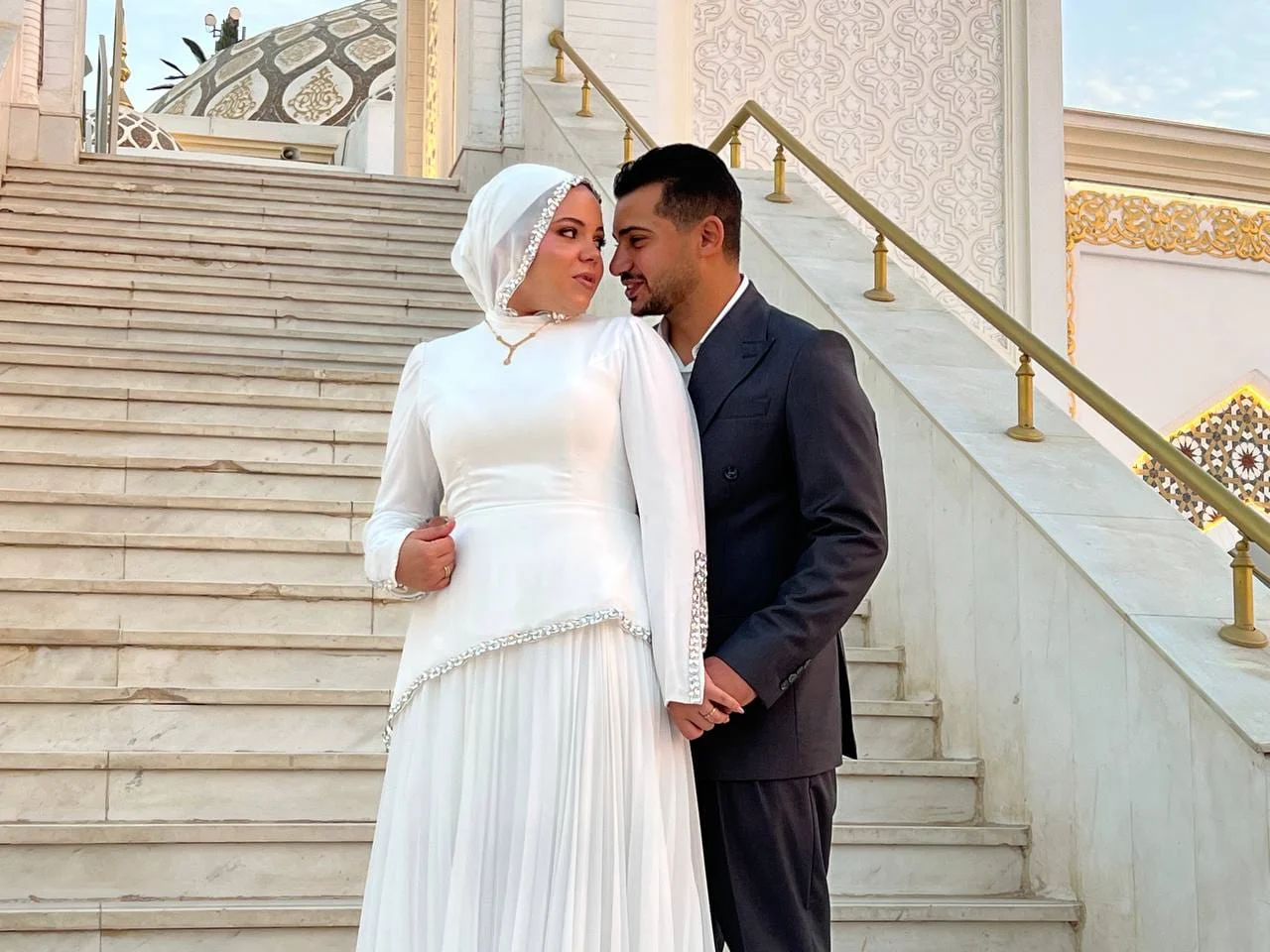 الصورة الأولى لابن إبراهيم حسن فى حفل زفافه الصورة الأولى لابن إبراهيم حسن فى حفل زفافه