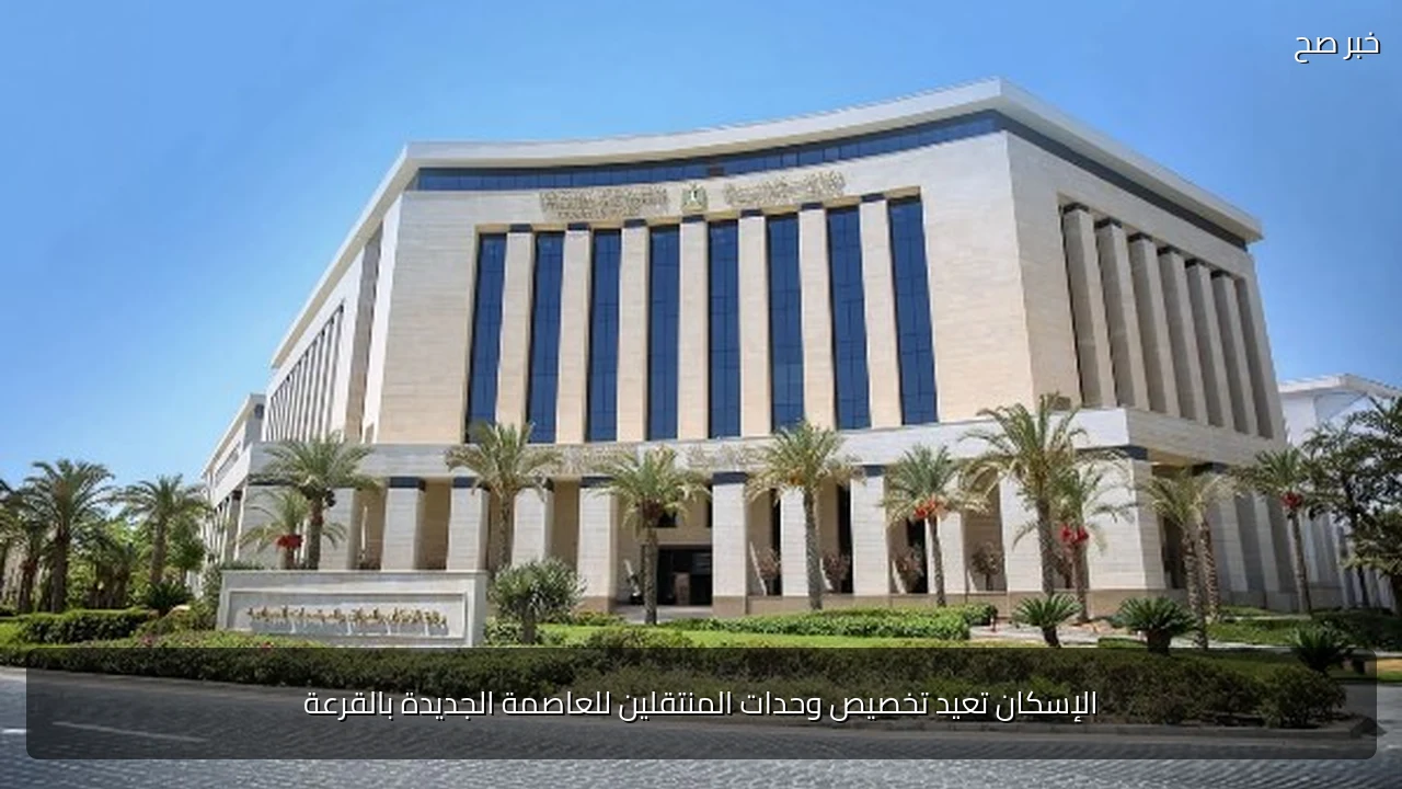 الإسكان تعيد تخصيص وحدات المنتقلين للعاصمة الجديدة بالقرعة