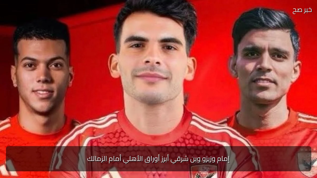 إمام وزيزو وبن شرقي أبرز أوراق الأهلي أمام الزمالك