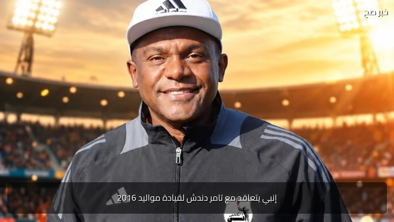 إنبي يتعاقد مع تامر دندش لقيادة مواليد 2016