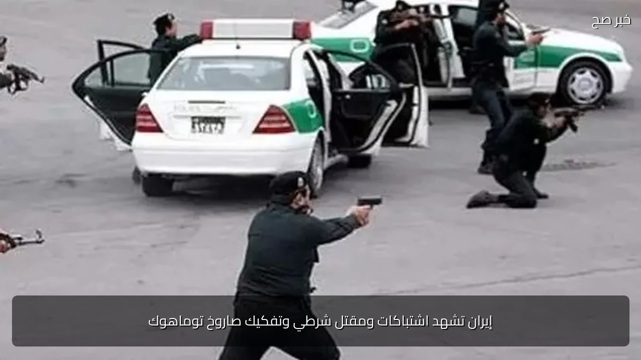 إيران تشهد اشتباكات ومقتل شرطي وتفكيك صاروخ توماهوك