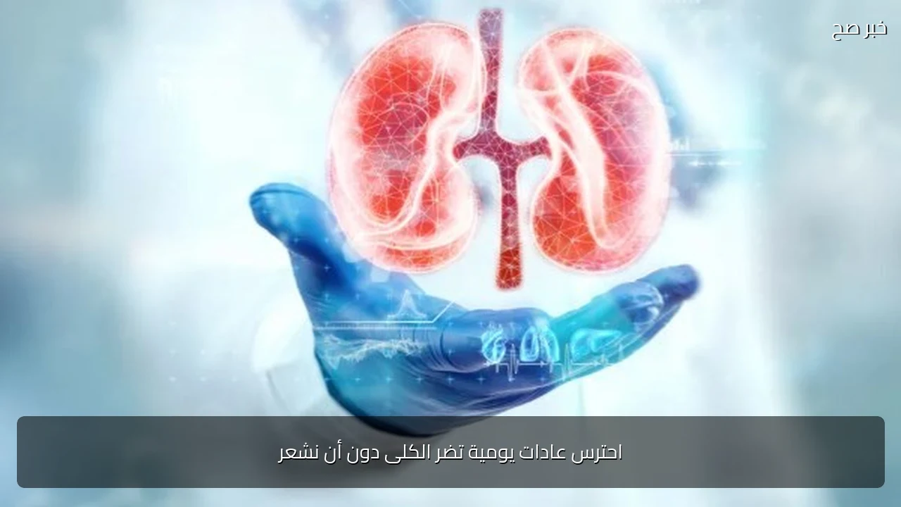 احترس عادات يومية تضر الكلى دون أن نشعر