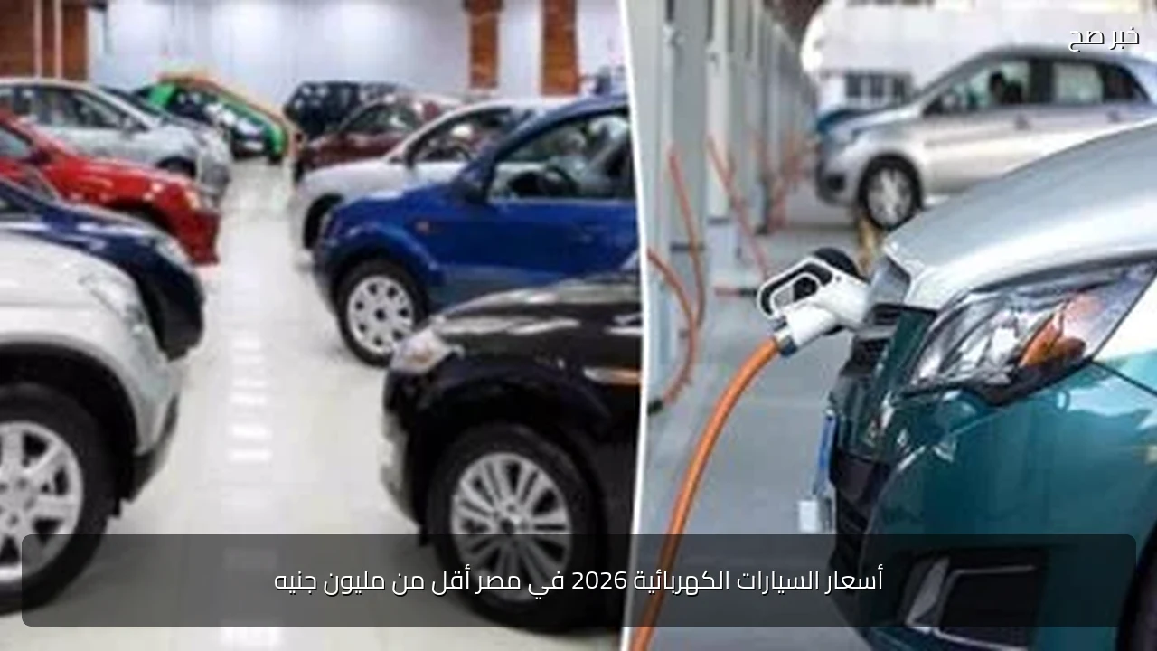 أسعار السيارات الكهربائية 2026 في مصر أقل من مليون جنيه