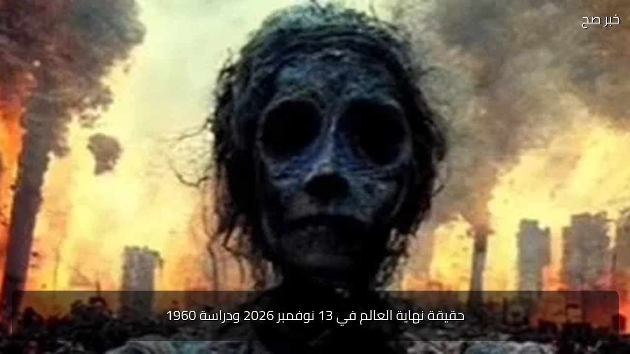 حقيقة نهاية العالم في 13 نوفمبر 2026 ودراسة 1960