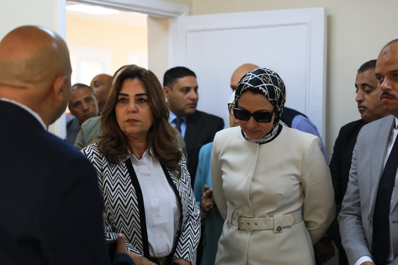 افتتاح مركز معلومات شبكات المرافق والتخطيط العمراني بالخارجة افتتاح مركز معلومات شبكات المرافق والتخطيط العمراني بالخارجة